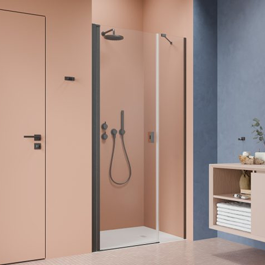 Duschdörr Strømberg Noma 45 med Sidopanel Nisch