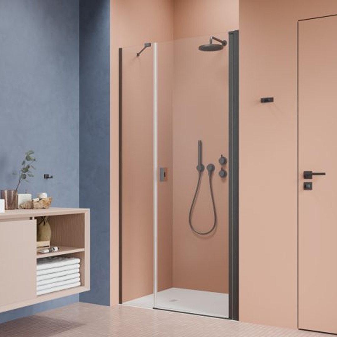 Duschdörr Strømberg Noma 45 med Sidopanel Nisch