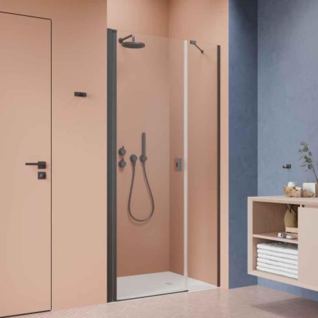 Duschdörr Strømberg Noma 45 med Sidopanel Nisch