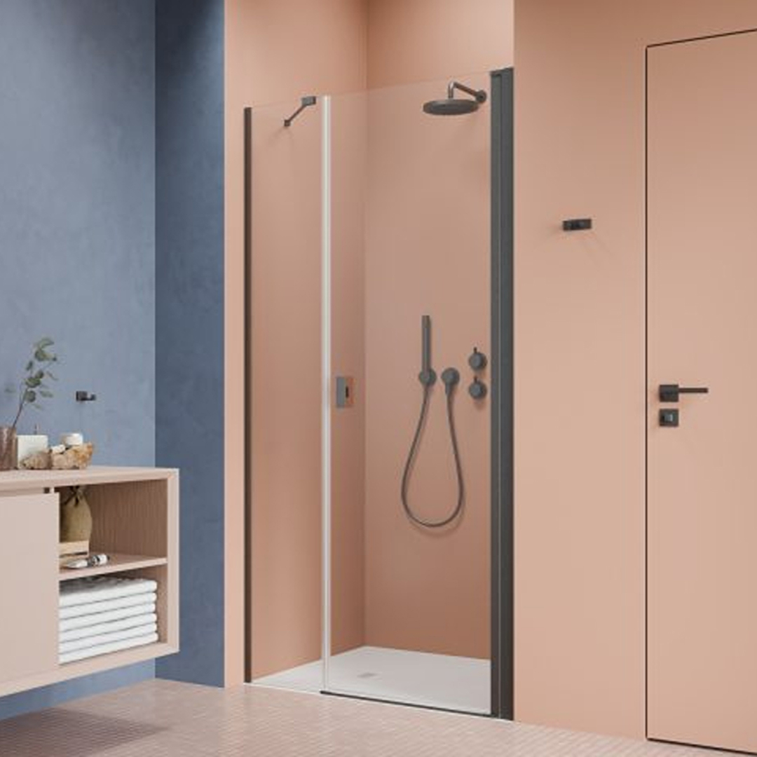 Duschdörr Strømberg Noma 45 med Sidopanel Nisch