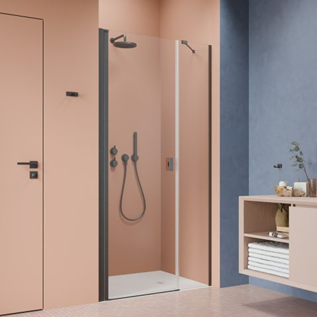 Duschdörr Strømberg Noma 45 med Sidopanel Nisch