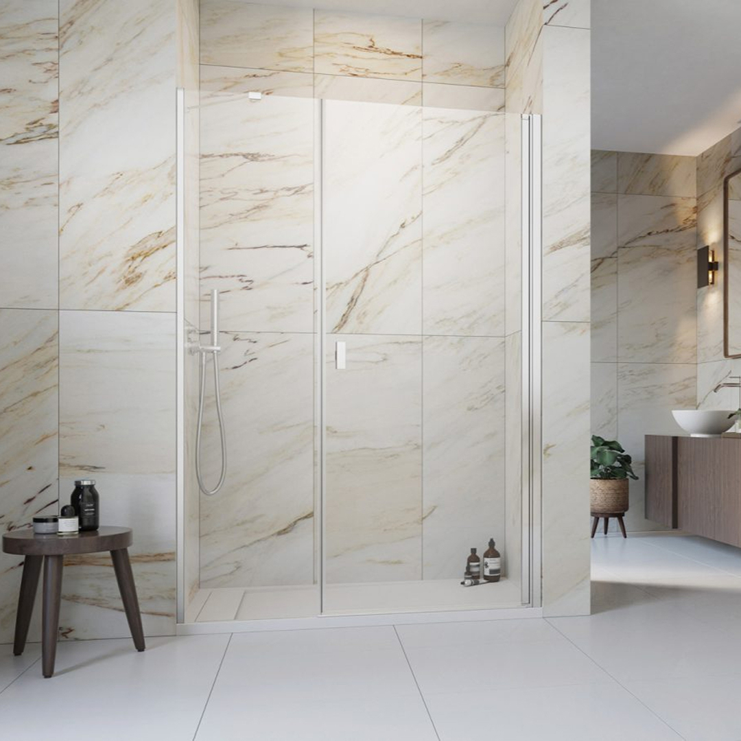 Duschdörr Strømberg Noma 45 med Sidopanel Nisch