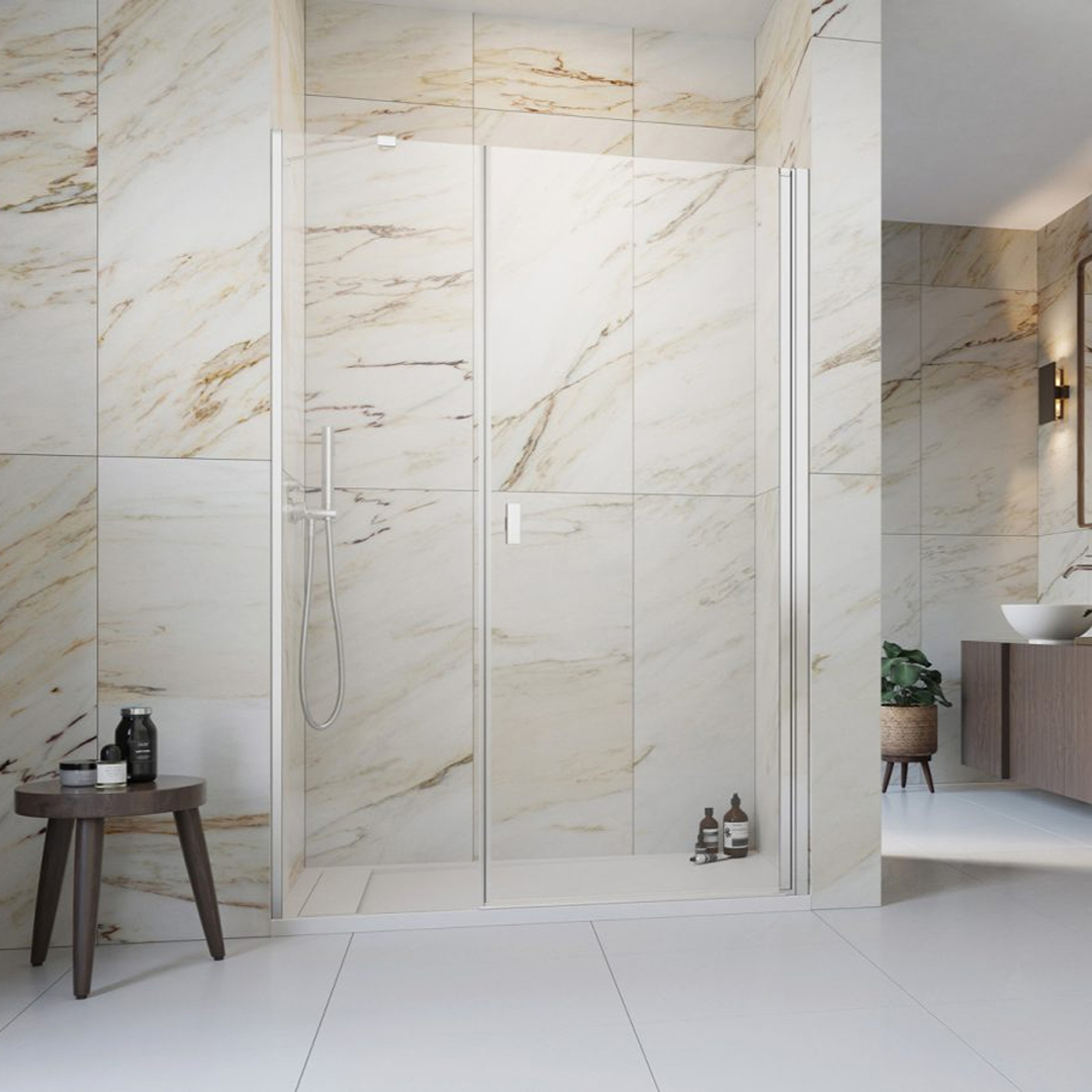 Duschdörr Strømberg Noma 45 med Sidopanel Nisch