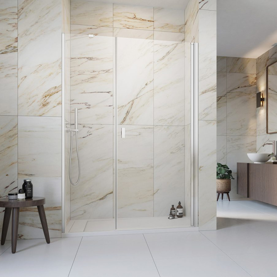 Duschdörr Strømberg Noma 45 med Sidopanel Nisch