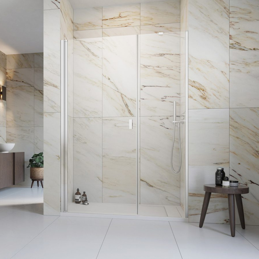 Duschdörr Strømberg Noma 45 med Sidopanel Nisch