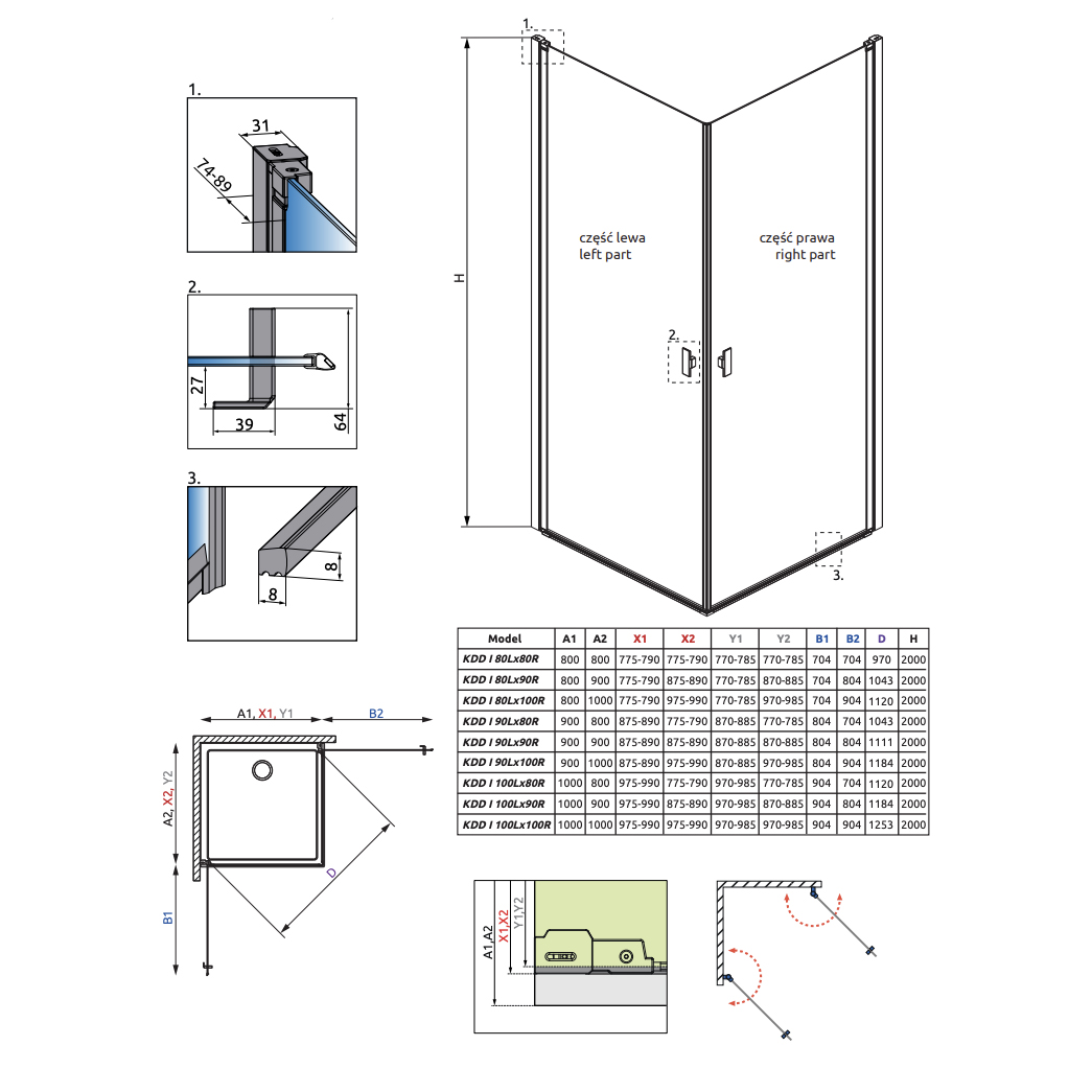 Duschhörn Strømberg Noma 120