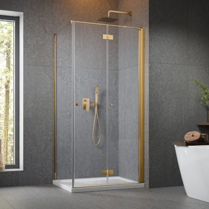 Duschhörn Strømberg Noma 195 Fast Vägg + Vikbar Dörr | badrum - duschar - duschhorn | KakelKungen