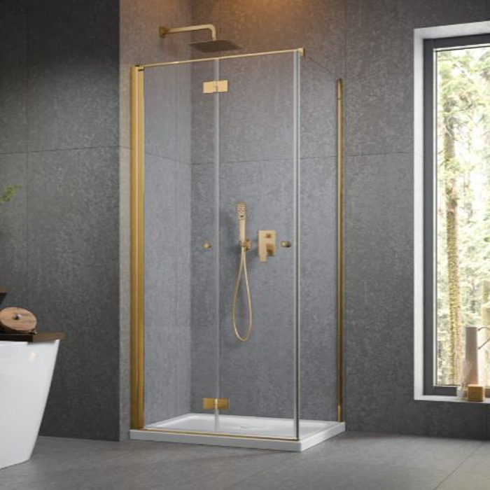 Duschhörn Strømberg Noma 195 Fast Vägg + Vikbar Dörr