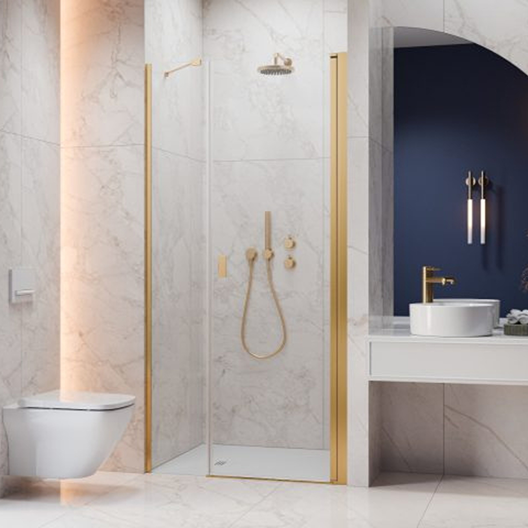 Duschdörr Strømberg Noma 45 med Sidopanel Nisch