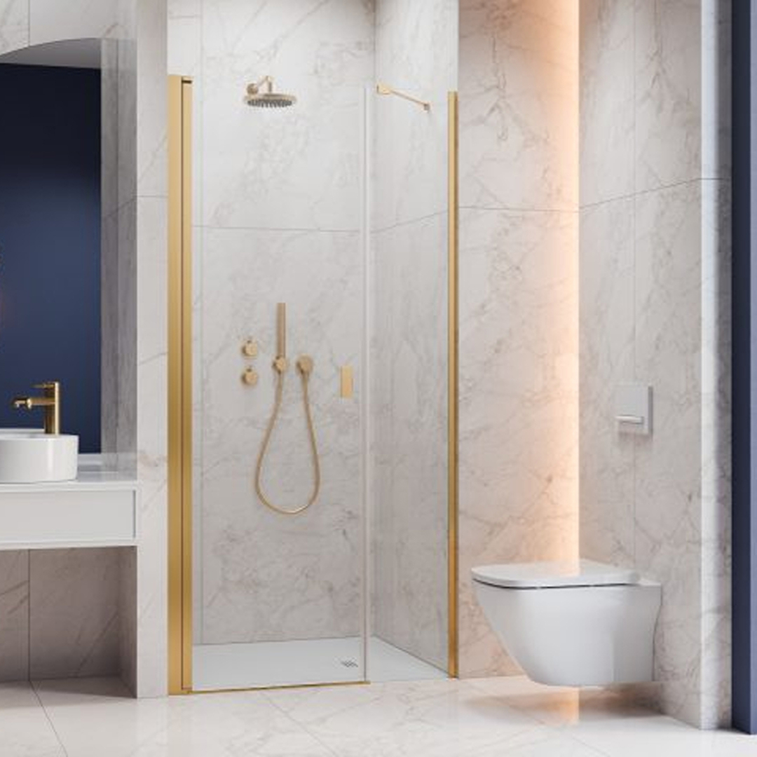 Duschdörr Strømberg Noma 45 med Sidopanel Nisch