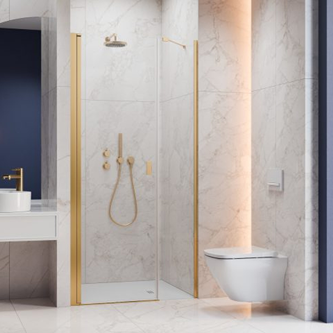 Duschdörr Strømberg Noma 45 med Sidopanel Nisch