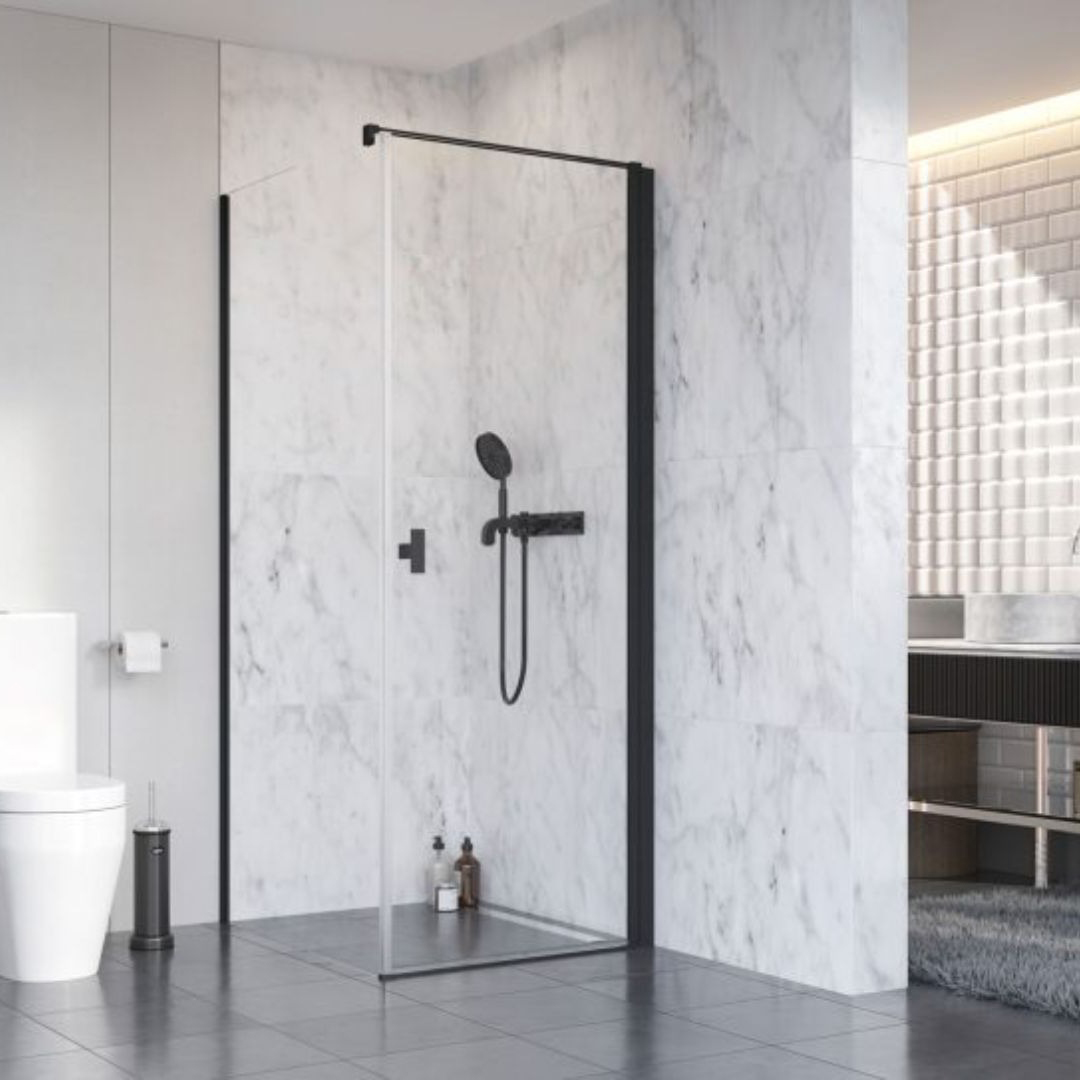 Duschhörn Strømberg Noma 135 Fast Vägg + Dörr