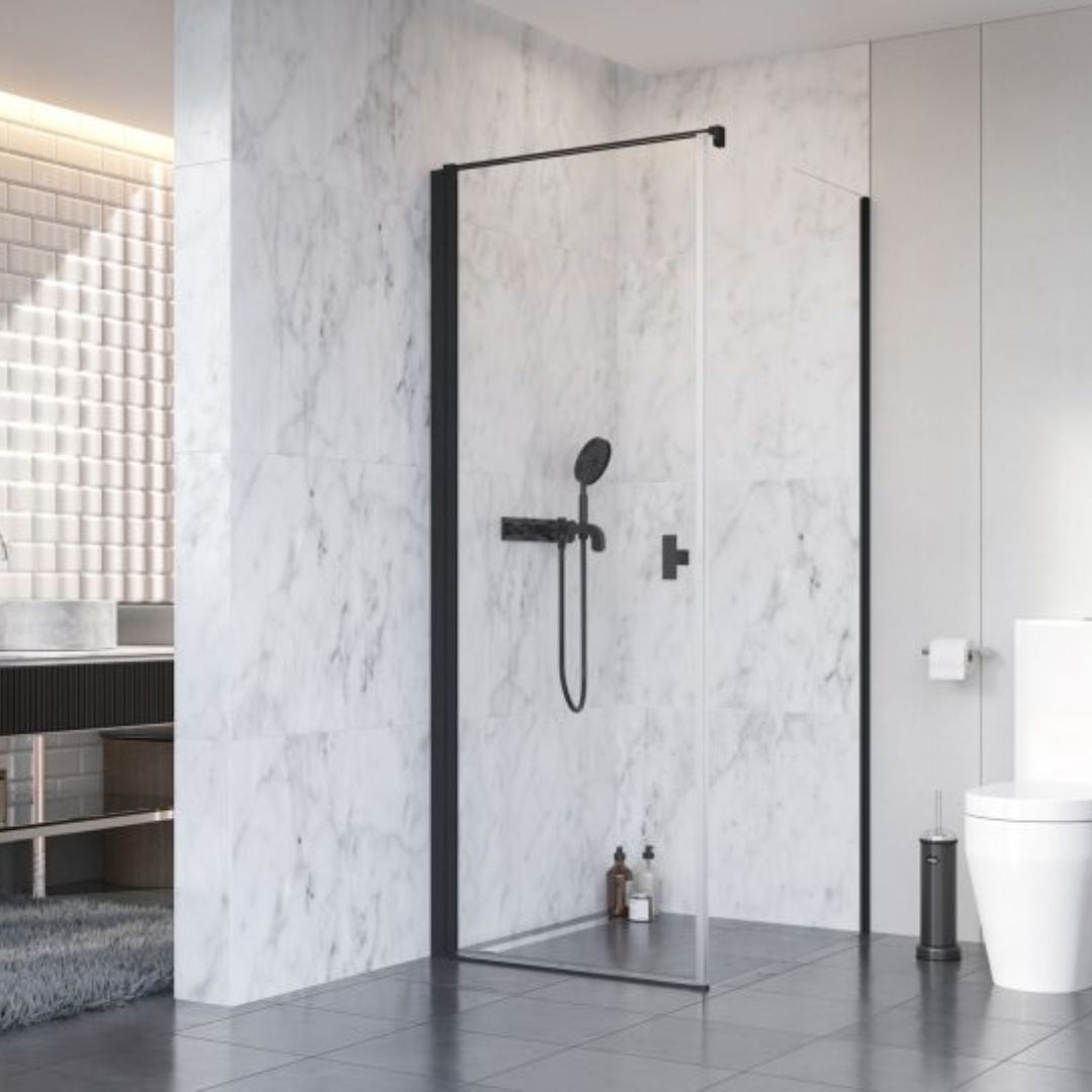 Duschhörn Strømberg Noma 135 Fast Vägg + Dörr