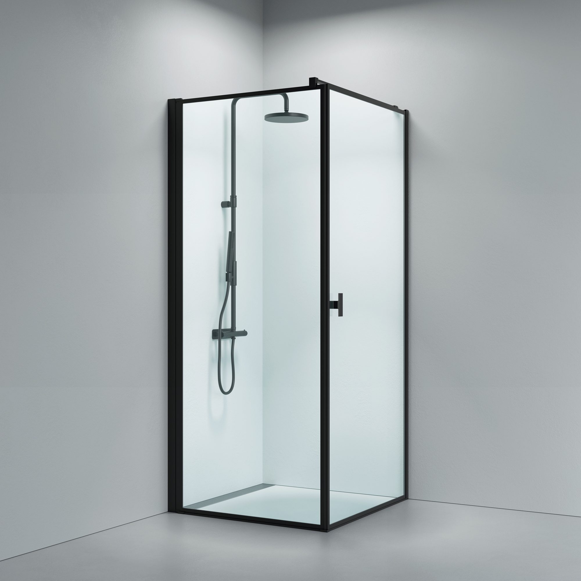 Duschh&ouml;rn Str&oslash;mberg Noma 135 Frame Fast V&auml;gg + D&ouml;rr