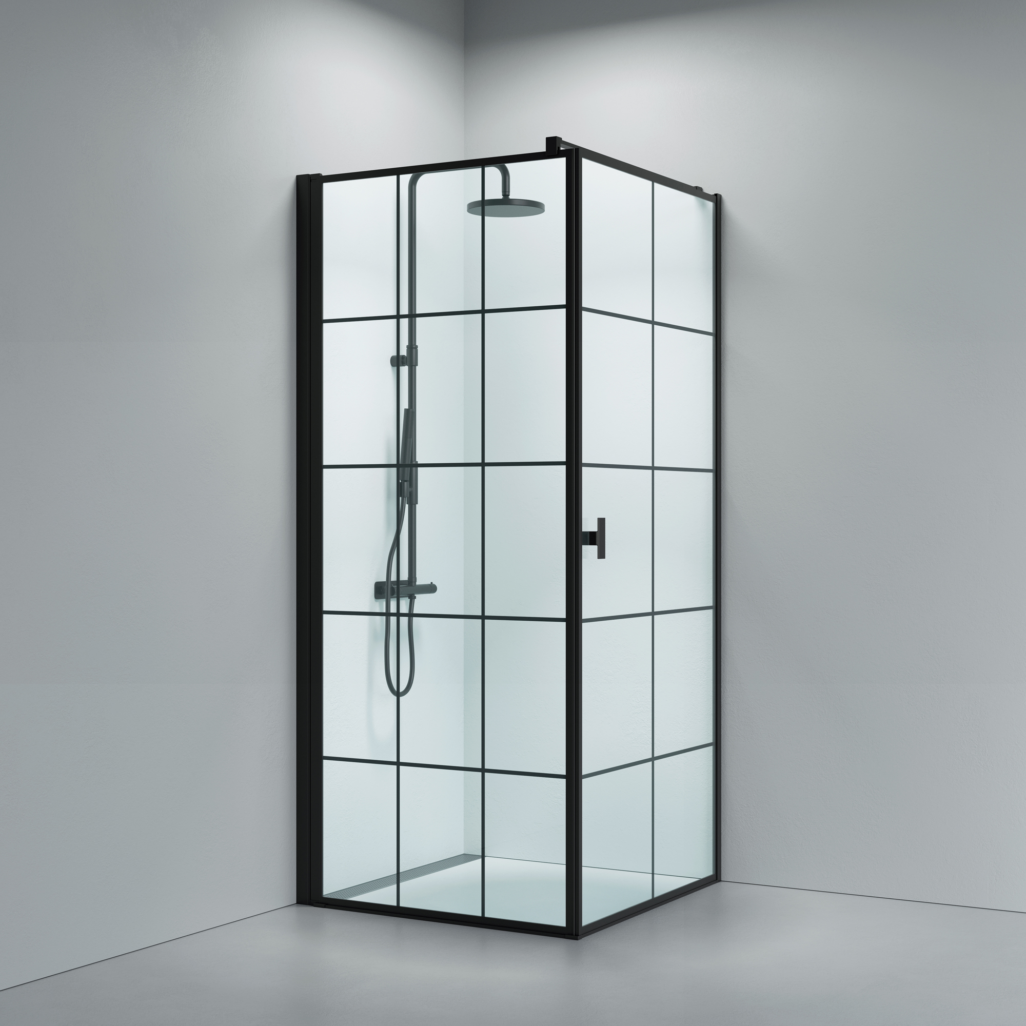 Duschhörn Strømberg Noma 135 New York Fast Vägg + Dörr | badrum - duschar - duschhorn | KakelKungen