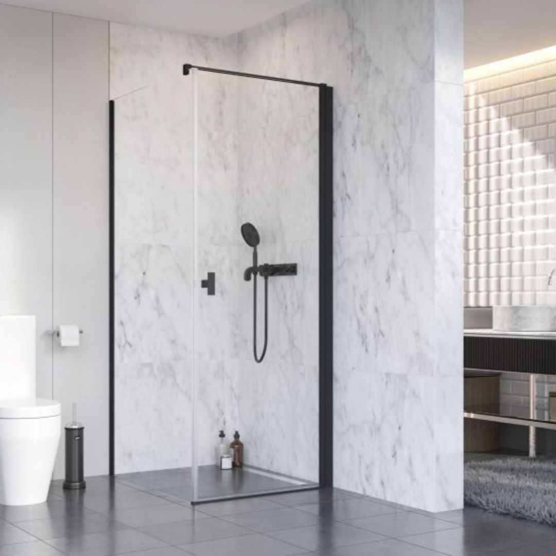 Duschhörn Strømberg Noma 135 Fast Vägg + Dörr