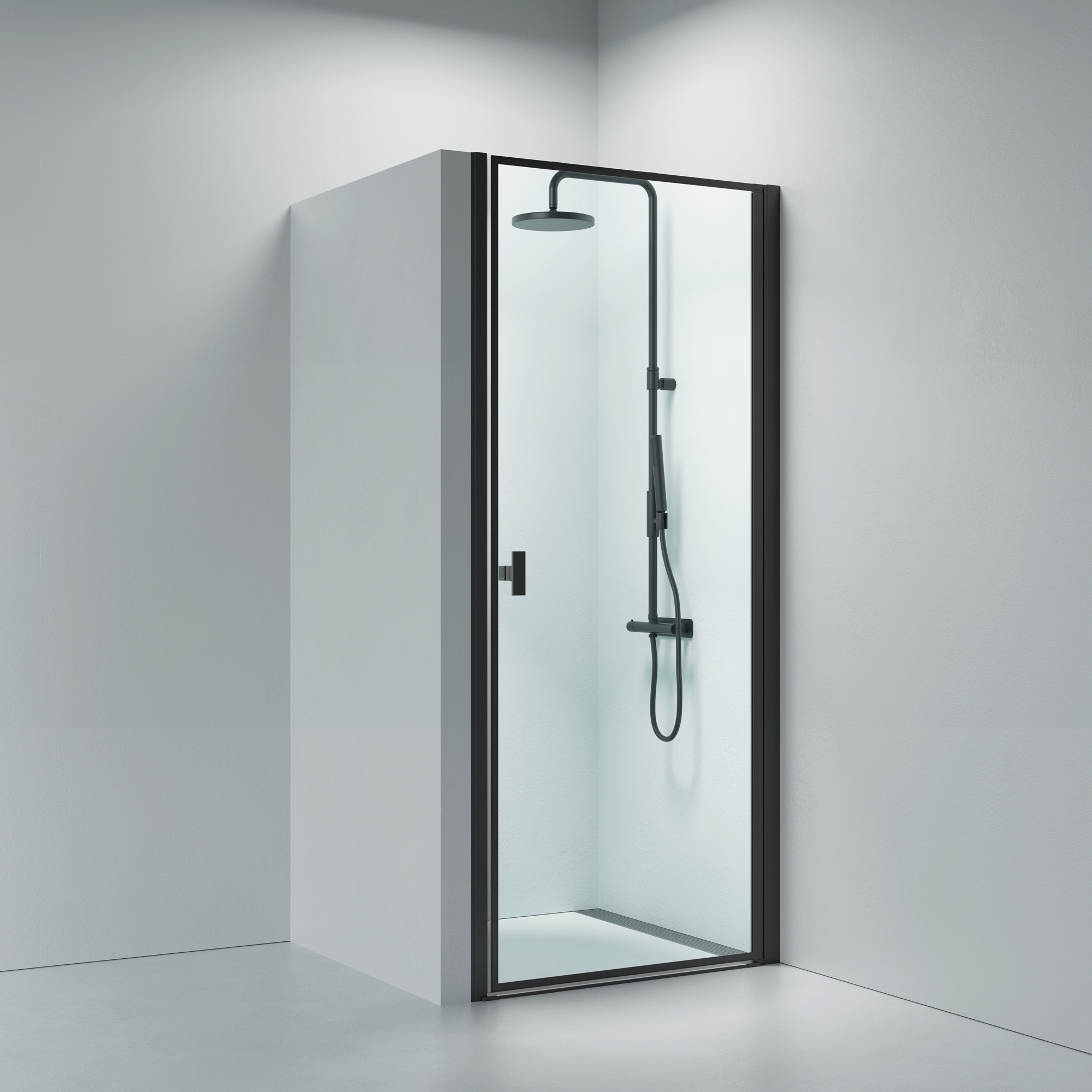 Duschdörr Strømberg Noma 20 Frame Nisch | badrum - duschar - duschdorr | KakelKungen