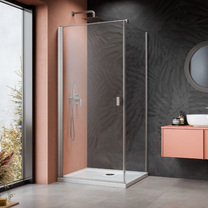 Duschhörn Strømberg Noma 135 Fast Vägg + Dörr | badrum - duschar - duschhorn | KakelKungen