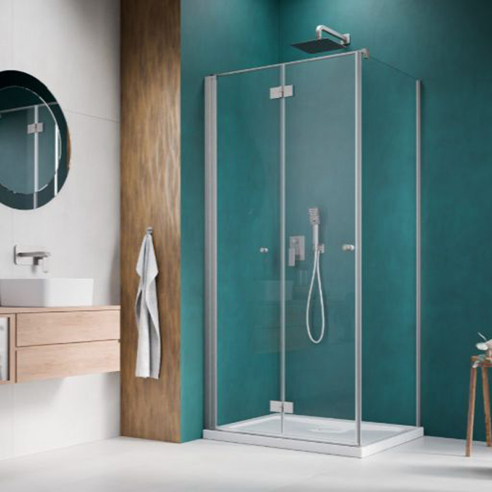 Duschhörn Strømberg Noma 195 Fast Vägg + Vikbar Dörr