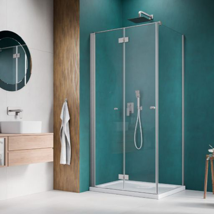 Duschhörn Strømberg Noma 195 Fast Vägg + Vikbar Dörr