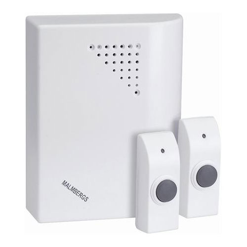 Dørklokke Malmbergs Trådløs 2 Ringeknapper