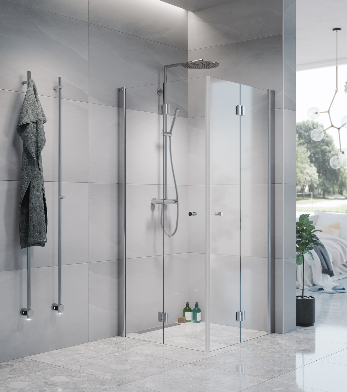 Duschhörn Macro Design Spirit Vikbar | badrum - duschar - duschhorn | KakelKungen