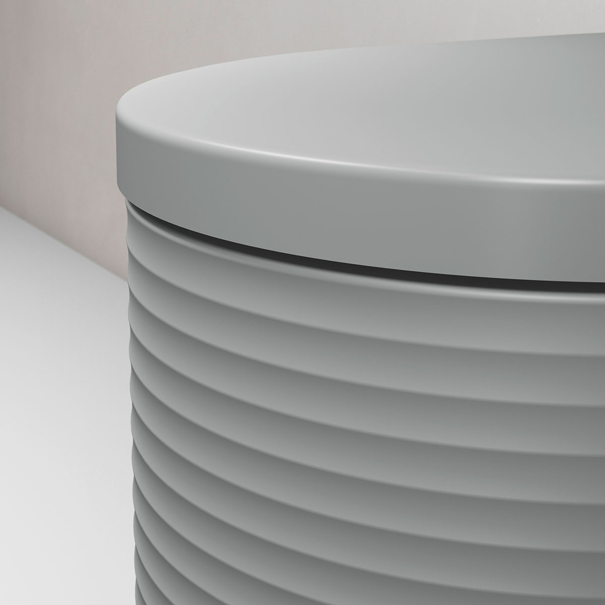 Vägghängd Toalettstol Duravit Millio Grooves