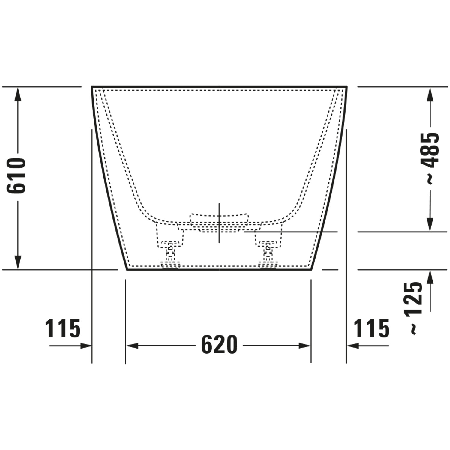 Badkar Duravit DuraSquare