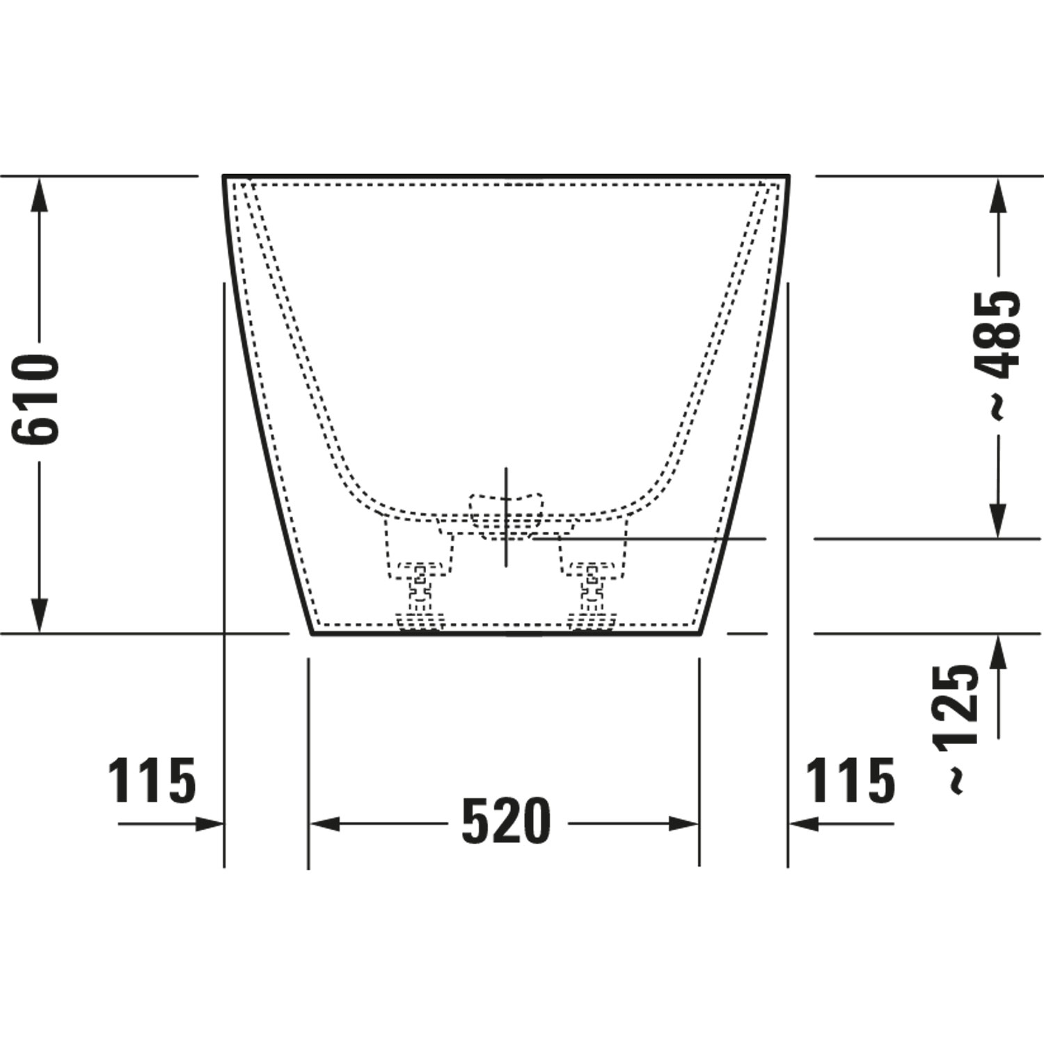 Badkar Duravit DuraSquare S