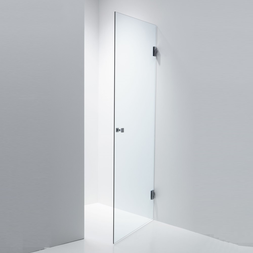 Duschdörr Duschbyggarna Swing Design 700 mm, Krom, Is, Höger