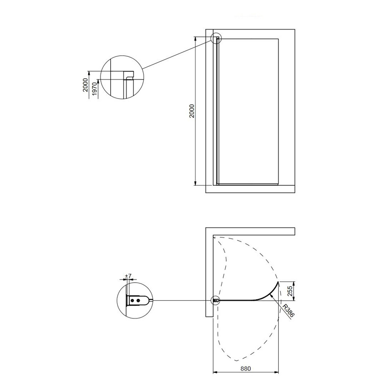 Duschdörr INR Linc Josephine
