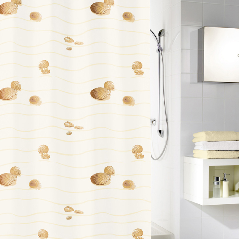 Duschdraperi Kleine Wolke Miami 240x180 cm, Beige