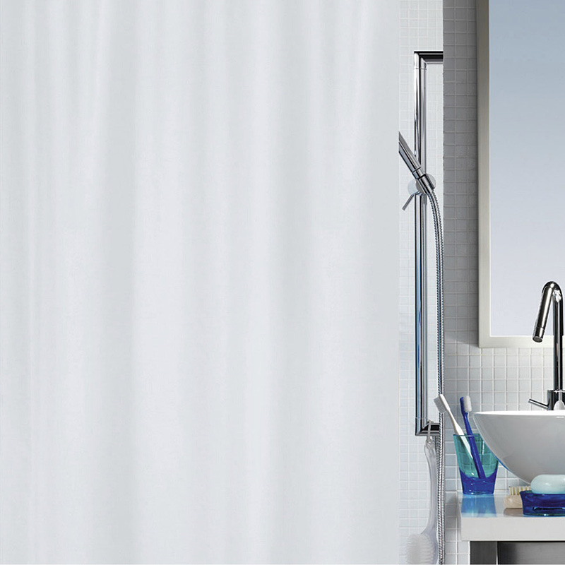 Duschdraperi Spirella Primo BxH: 240x180 cm, Vit