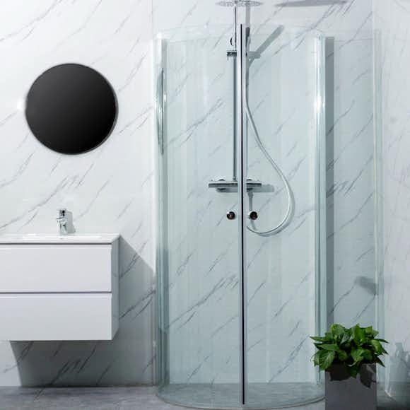 Duschhörn Bathlife Mitt Aluminium