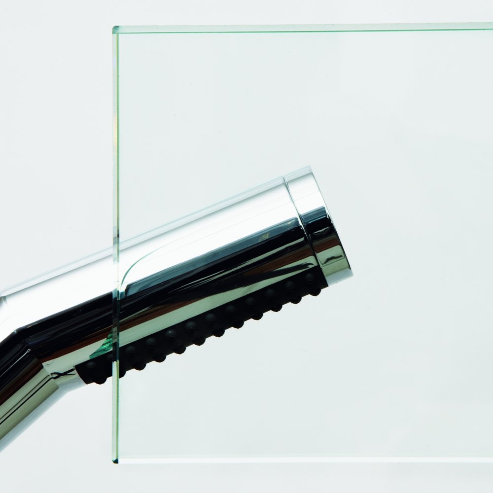 Duschhörn Duschbyggarna Twin De Luxe Klarglas