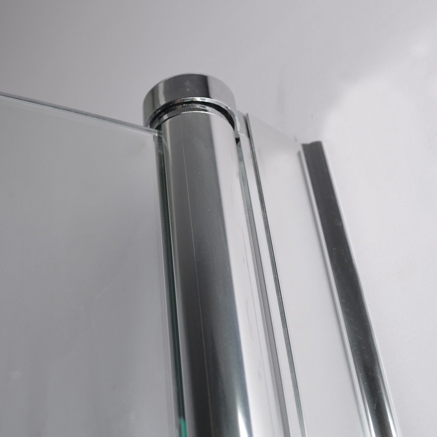 Dusjhjørne Bathlife Ideal Rund Delvis Frostet