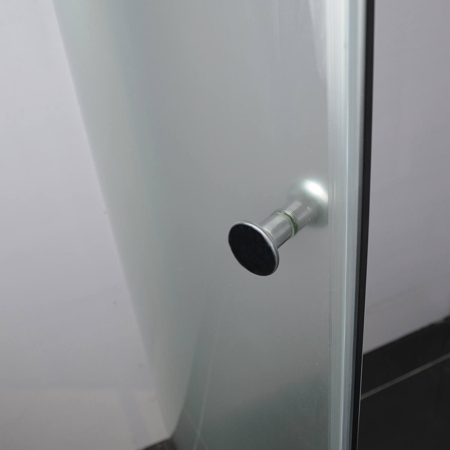 Dusjhjørne Bathlife Ideal Rund Delvis Frostet