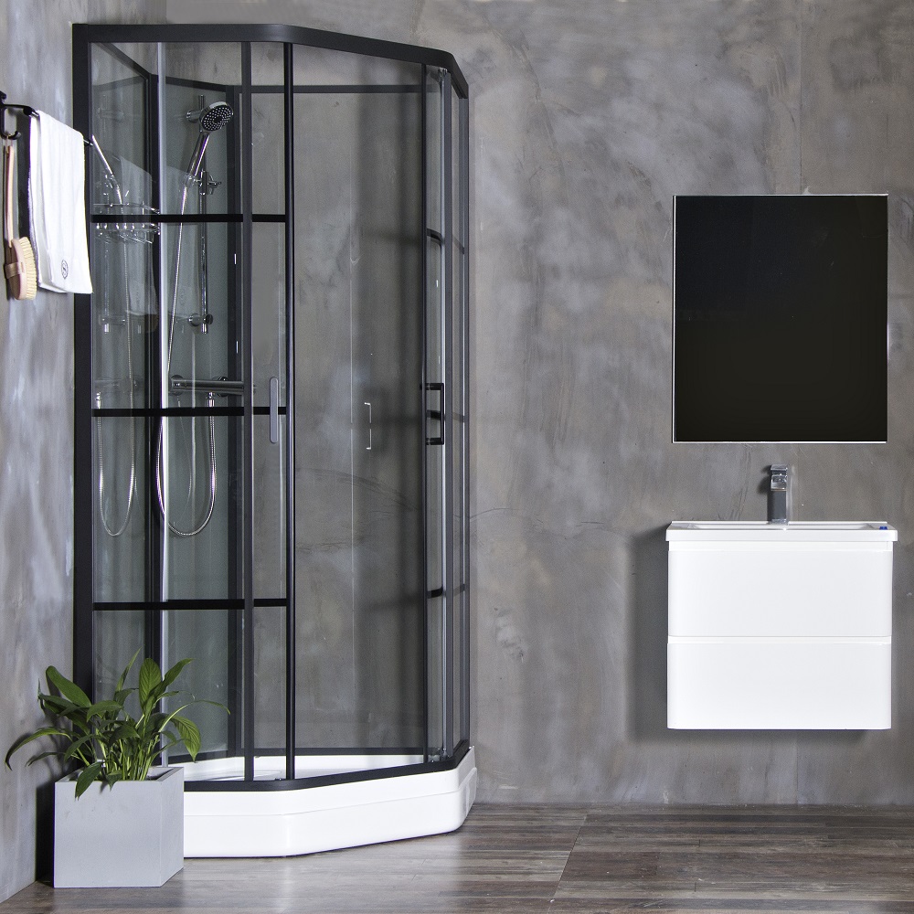 Duschkabin Bathlife Betrakta 90×90 Elegant A/W Klarglas