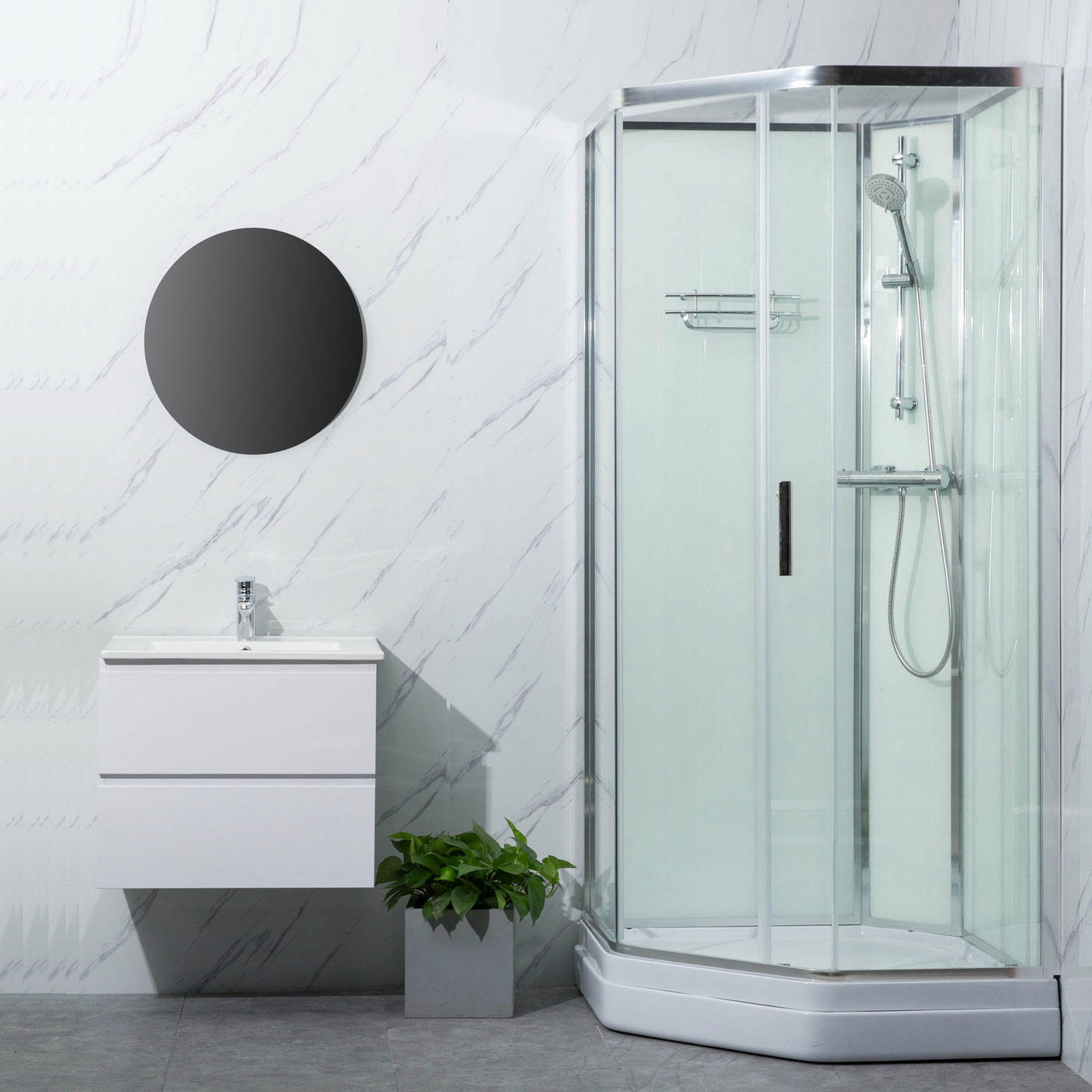Duschkabin Bathlife Ideal 90×90 Elegant