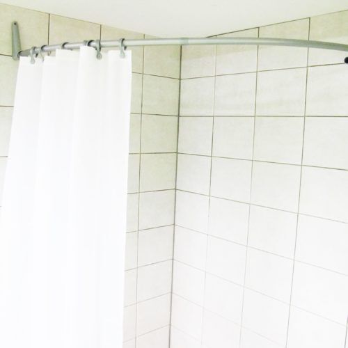 Duschstång Ericsindustrier Rundad För Hörn 100x100 Vit