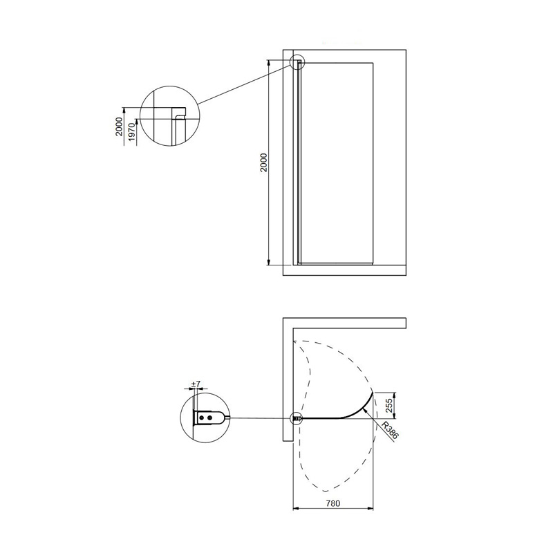 Duschdörr INR Linc Josephine