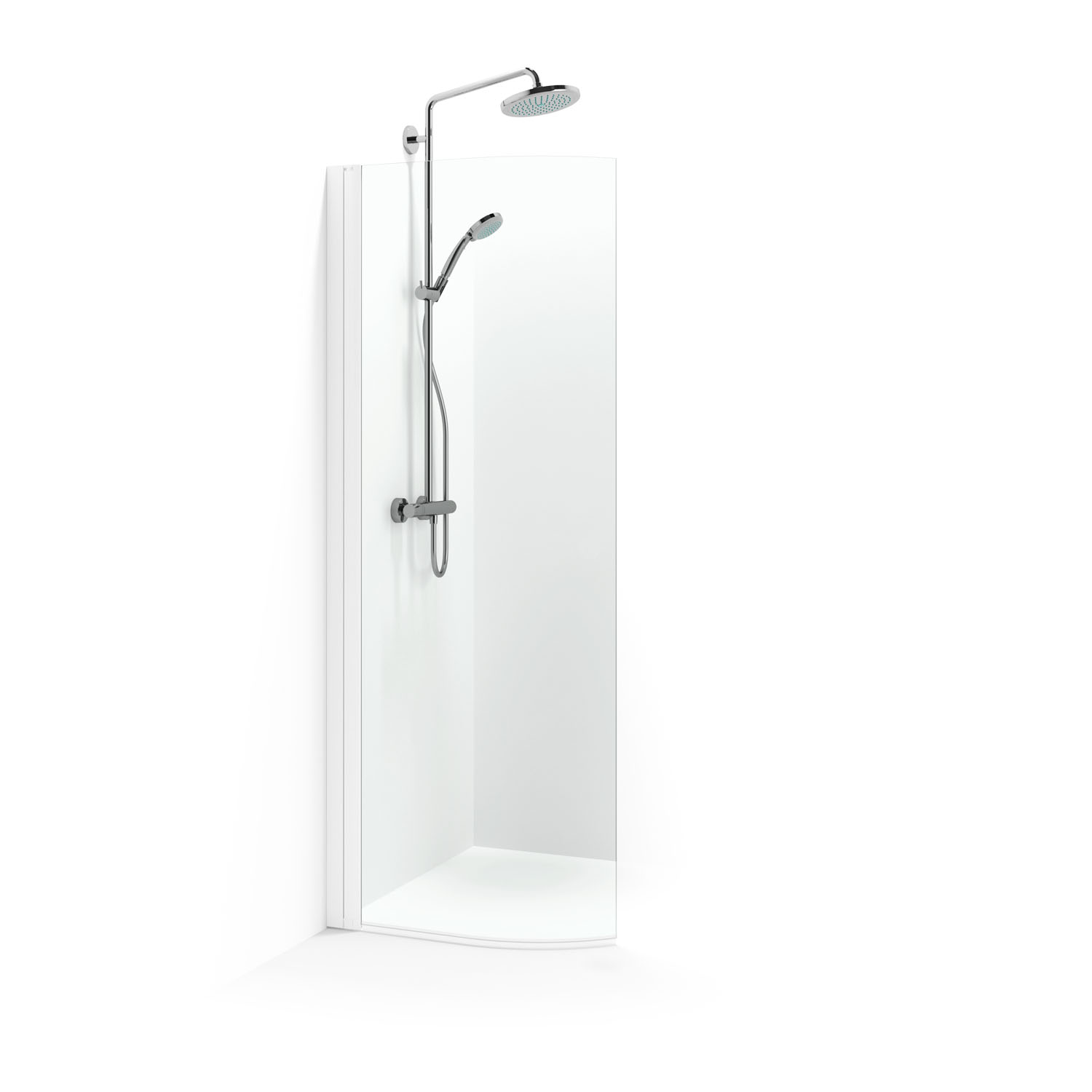 Duschdörr Macro Design Spirit Rund utan Handtagshål