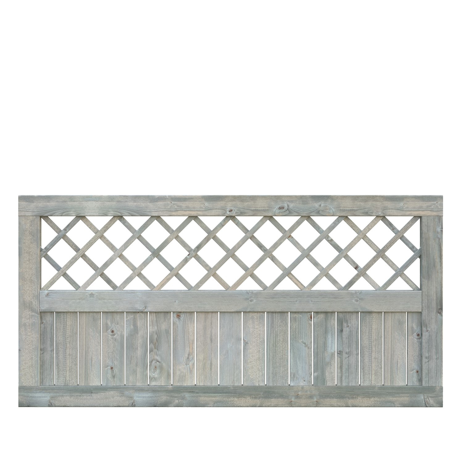 Skärm Palmako Elly 4 Grå tryckimpregnerad