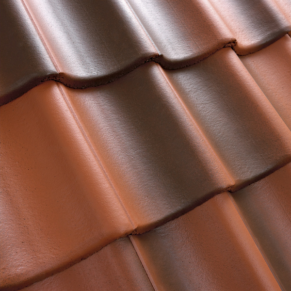 Enkupig Takpanna Benders Exklusiv Ytbehandlad Tegelröd/Brun, Halvpall