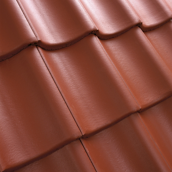 Enkupig Takpanna Benders Exklusiv Ytbehandlad Röd, Halvpall