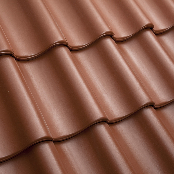 Enkupig Takpanna Benders Hansa Ytbehandlad Gammalröd