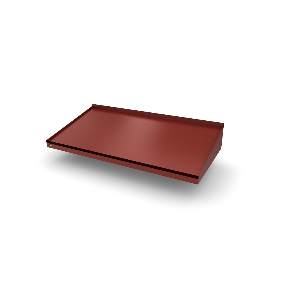 Entrétak Designtak Simple Classic 2000 mm Mörkröd, Djup: 1155 mm