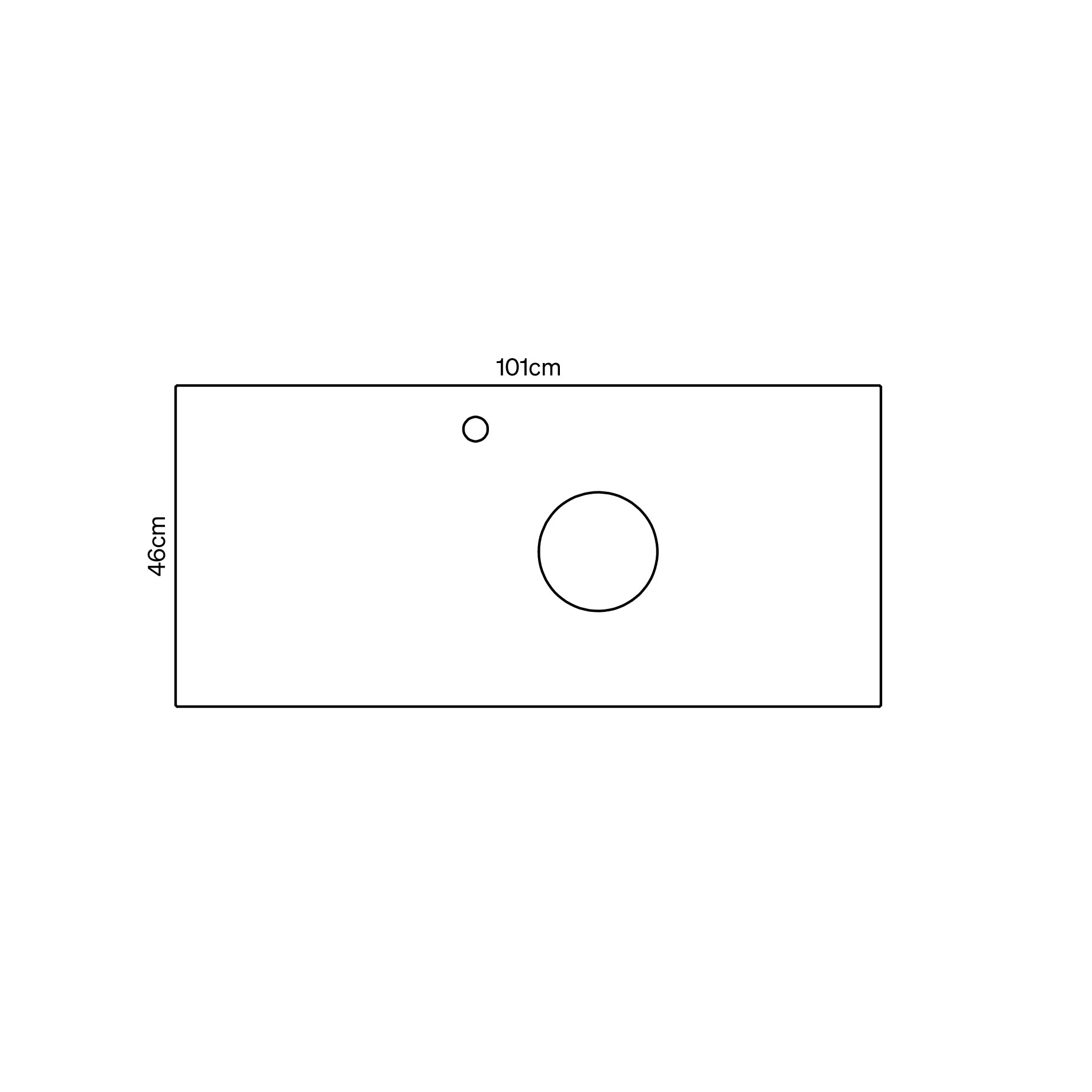 Bänkskiva Svedbergs Epos Rem