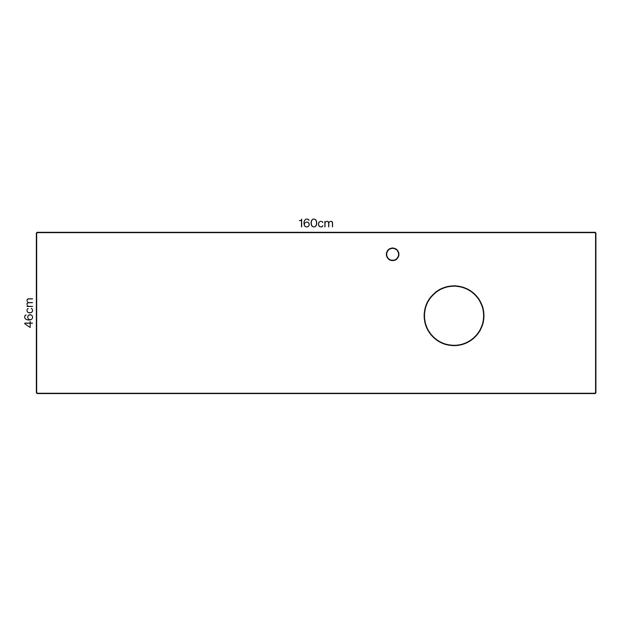 Bänkskiva Svedbergs Epos Rem