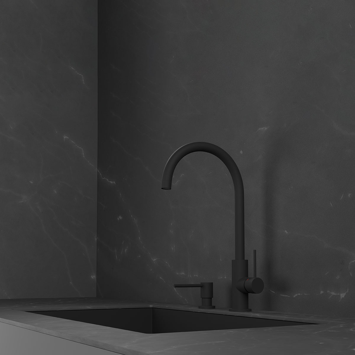 Kjøkkenbatteri Scandtap Steel Equip Rustfritt stål